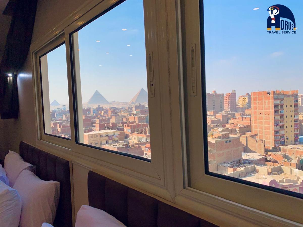 Horus Horizon Inn Pyramids View Kafrat al Jabal Exterior foto