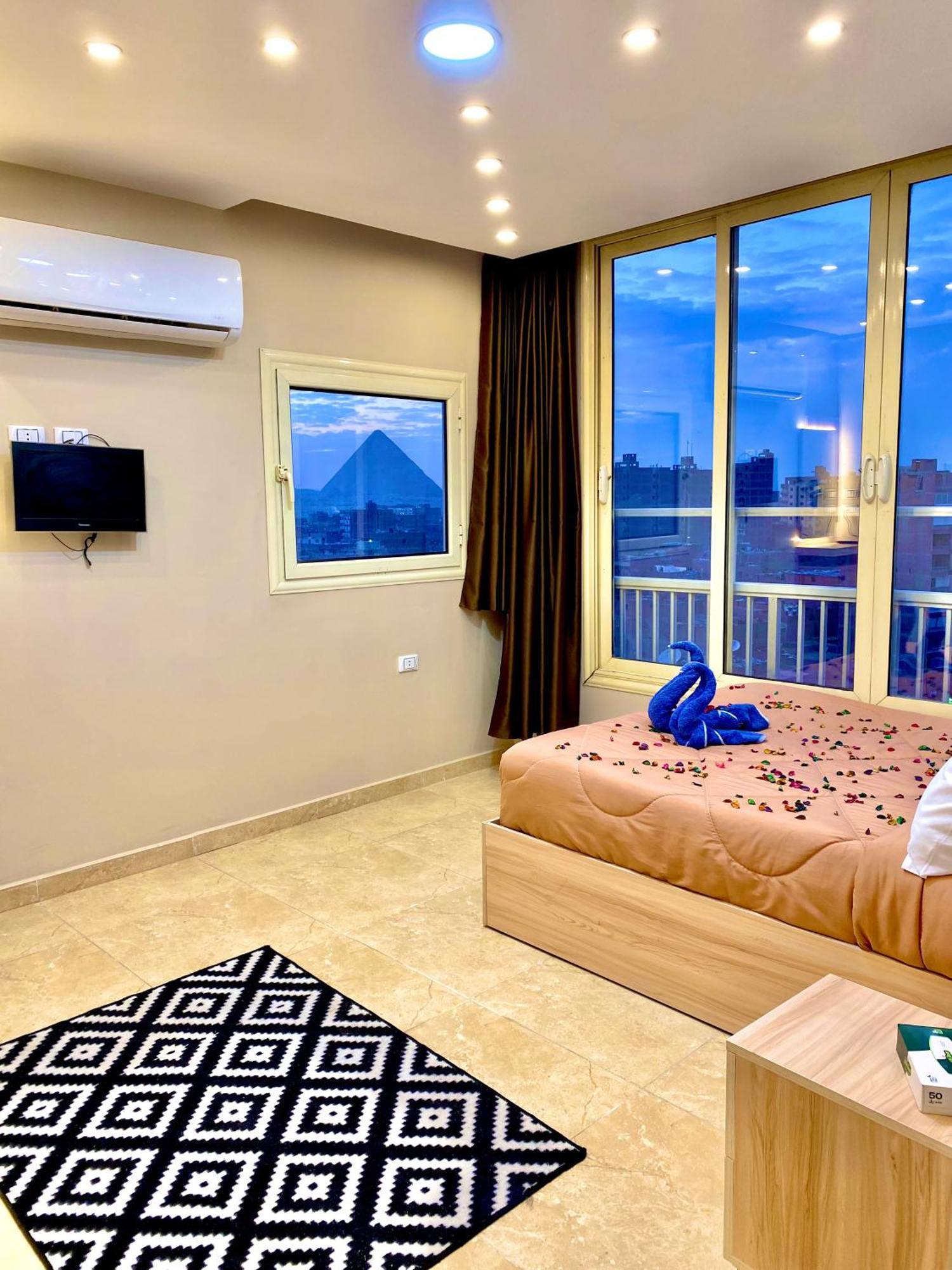 Horus Horizon Inn Pyramids View Kafrat al Jabal Exterior foto